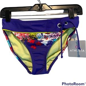 NWT ATHLET Bayside Emerald Bikini Bottom Swimwear women
